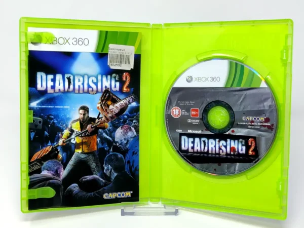 Interior del juego Dead Rising 2 (ESP) (v2) (Rebajado) para XBOX 360 con disco y manual
