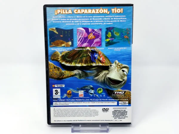 Parte trasera de Buscando a Nemo (ESP) (v2) (Rebajado) para PlayStation 2, edición PAL España