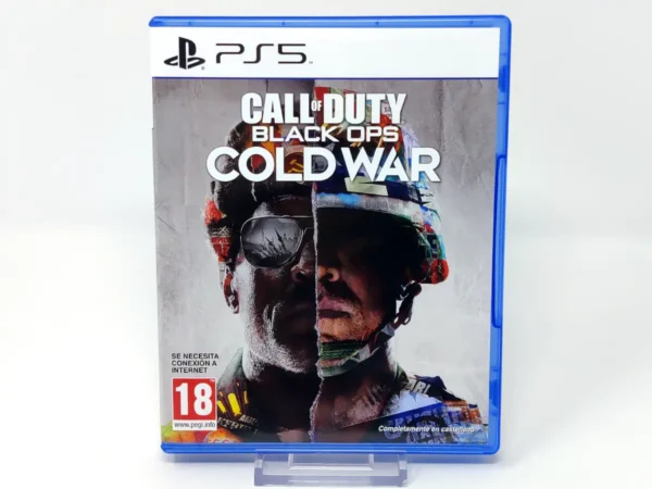 Portada de Call of Duty: Black Ops Cold War (ESP) para PlayStation 5, edición PAL España, de segunda mano