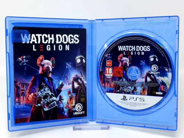 Interior del juego Watch Dogs: Legion (Resistance Edition) (ESP) para PlayStation 4 con disco y manual