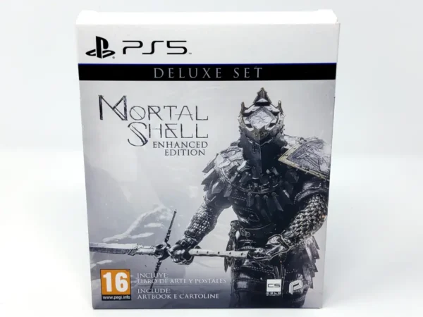Portada de Mortal Shell: Enhanced Edition (Deluxe Set) (ESP) (Medio Precintado) para PlayStation 5, edición PAL España, de segunda mano