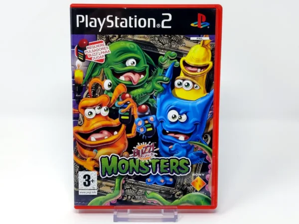 Portada de Buzz! Junior: Monster Rumble (ESP) para PlayStation 2, edición PAL España, de segunda mano