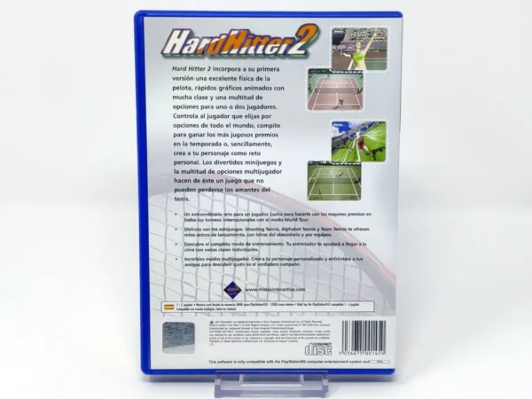 Parte trasera de Hard Hitter 2 (ESP) para PlayStation 2, edición PAL España