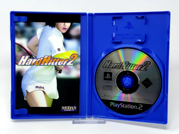 Interior del juego Hard Hitter 2 (ESP) para PlayStation 2 con disco y manual