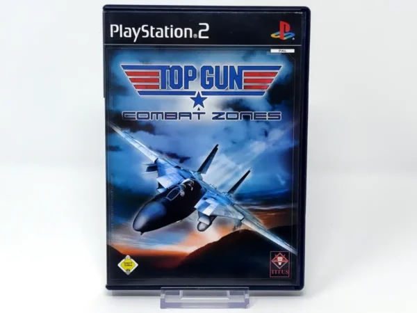 Portada de Top Gun: Combat Zones (ESP) para PlayStation 2, edición PAL España, de segunda mano