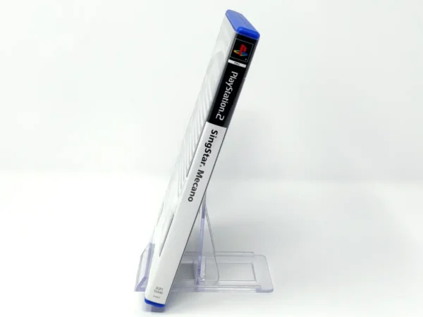 Lateral de la caja de SingStar Mecano (ESP) para PlayStation 2