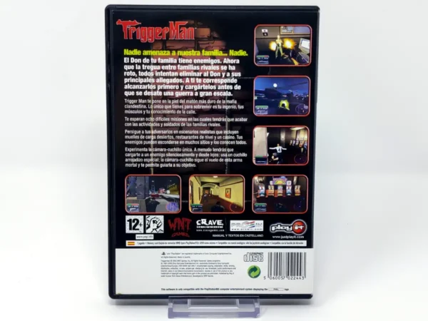 Parte trasera de Trigger Man (ESP) (Rebajado) para PlayStation 2, edición PAL España