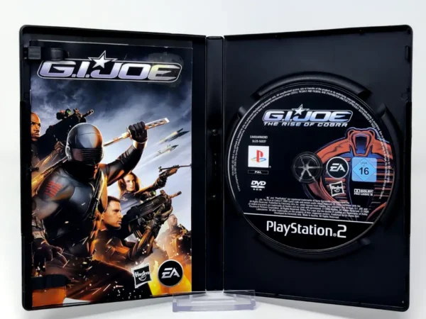 Interior del juego G.I. Joe: The Rise of Cobra (ESP) (Rebajado) para PlayStation 2 con disco y manual