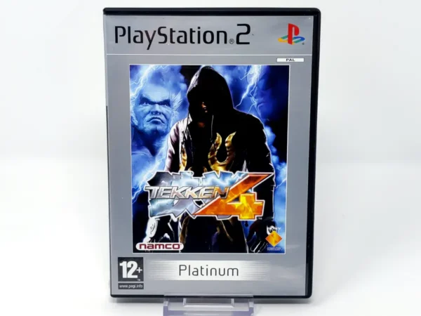 Portada de Tekken 4 (ESP) (Platinum) (Rebajado) para PlayStation 2, edición PAL España, de segunda mano
