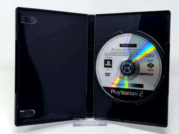 Interior del juego Tekken 4 (ESP) (Platinum) (Rebajado) para PlayStation 2 con disco y manual