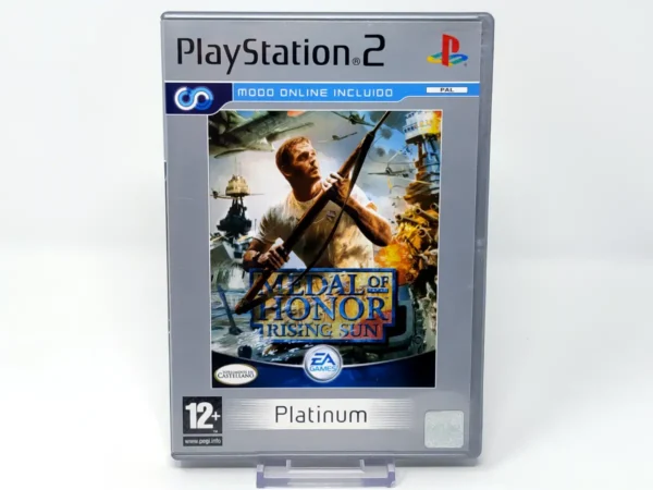 Portada de Medal of Honor: Rising Sun (ESP) (Platinum) (Rebajado) para PlayStation 2, edición PAL España, de segunda mano