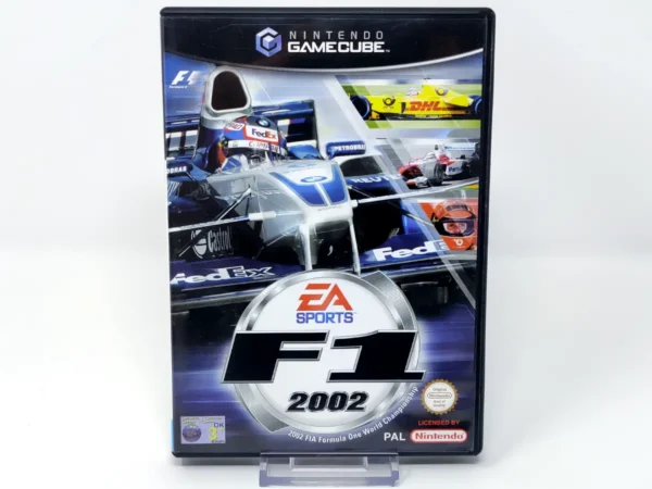 Portada de F1 2002 (HOL) para Nintendo GameCube, edición PAL Holanda, de segunda mano