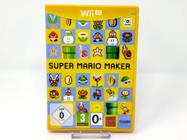 Portada de Super Mario Maker (ESP) (Juego) para Nintendo Wii U, edición PAL España, de segunda mano