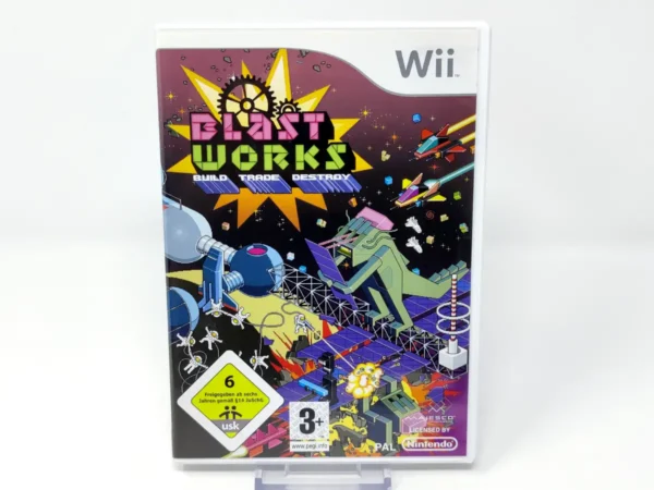 Portada de Blast Works: Build, Trade, Destroy (ESP) para Nintendo Wii, edición PAL España, de segunda mano