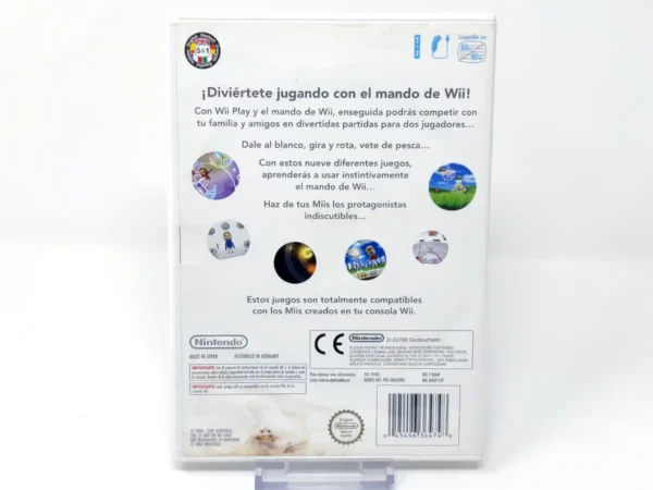 Parte trasera de Wii Play (ESP) (v1) (Rebajado) para Nintendo Wii, edición PAL España