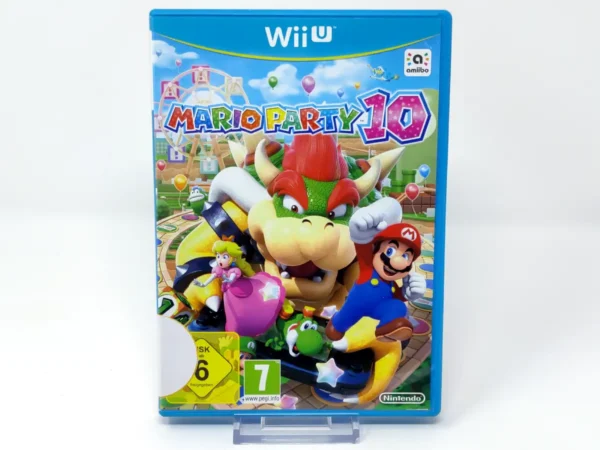Portada de Mario Party 10 (EUR) (Rebajado) para Nintendo Wii U, edición PAL EUR, de segunda mano