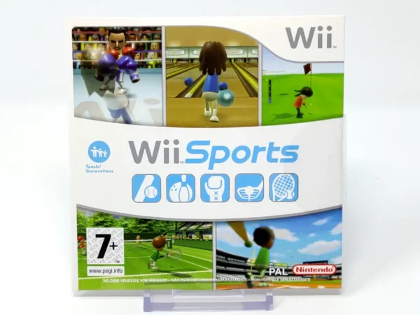 Portada de Wii Sports (ESP) (v3) (Cartoncillo) para Nintendo Wii, edición PAL España, de segunda mano