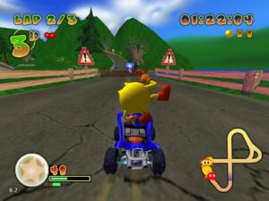 Screenshot de Pac-Man Rally (ESP) (Manual)