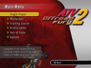 Screenshot de ATV Offroad Fury 2 (FRA) (Carátula)
