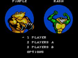 Screenshot de Battletoads in Battlemaniacs (ESP) (Cartucho)
