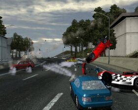 Screenshot de Burnout 2: Point of Impact (ESP) (Manual)