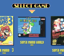 Screenshot de Super Mario All-Stars + Super Mario World (EUR) (Cartucho)