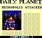 Screenshot de Superman: The Man of Steel (EUR) (Cartucho)