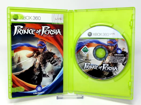 Interior del juego Prince of Persia (ESP) para XBOX 360 con disco y manual
