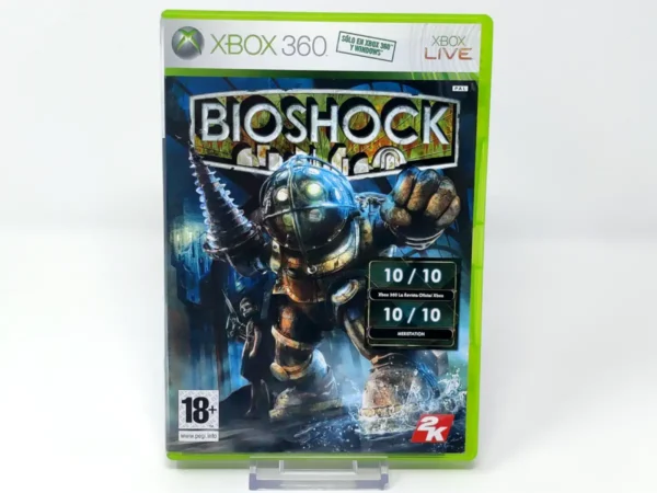 Portada de BioShock (ESP) para XBOX 360, edición PAL España, de segunda mano