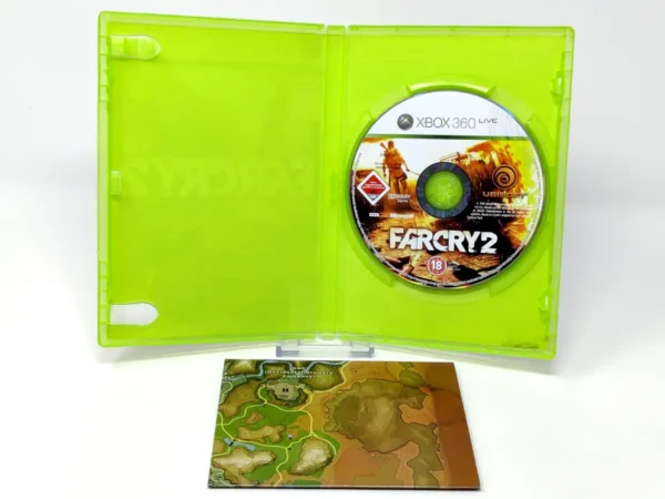 Interior del juego Far Cry 2 (ESP) (Rebajado) para XBOX 360 con disco y manual