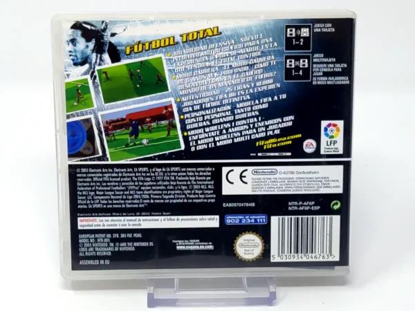 Parte trasera de FIFA 06 (ESP) para Nintendo DS, edición PAL España