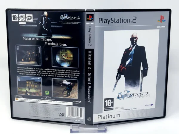 Hitman 2: Silent Assassin (ESP) (Platinum) (Carátula) para PlayStation 2, edición PAL España, de segunda mano