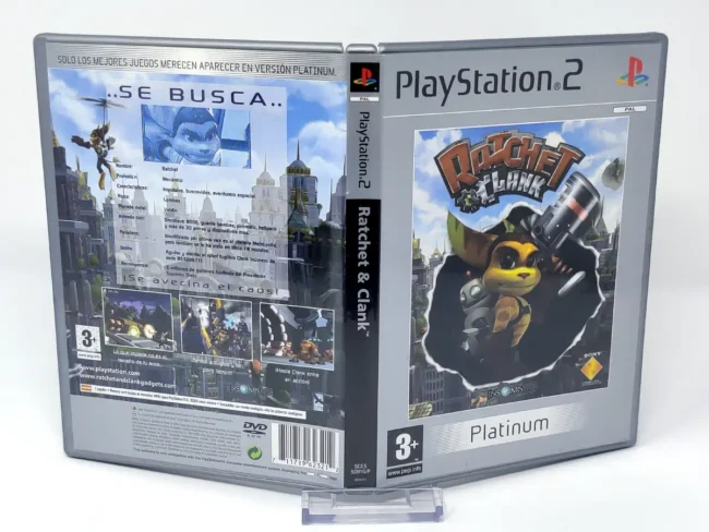 Ratchet & Clank (ESP) (Platinum) (Carátula)