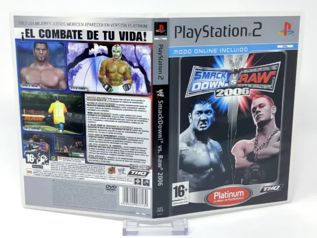 WWE SmackDown! vs. Raw 2006 (ESP) (Platinum) (Carátula)