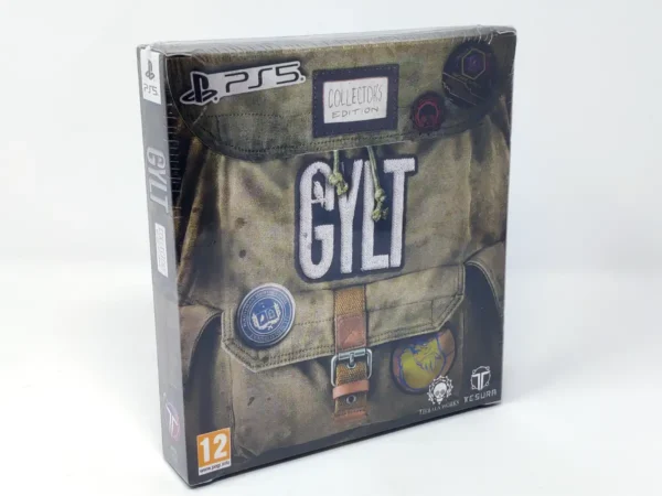 Parte trasera de GYLT (Collector's Edition) (EUR) (Precintado) para PlayStation 5, edición PAL EUR