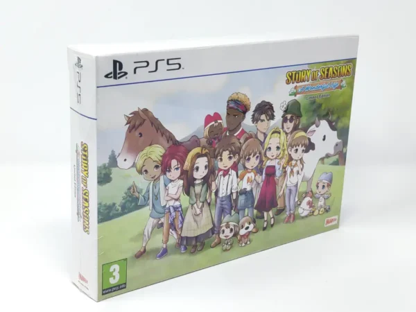Parte trasera de Story Of Seasons: A Wonderful Life (Limited Edition) (EUR) (Precintado) para PlayStation 5, edición PAL EUR