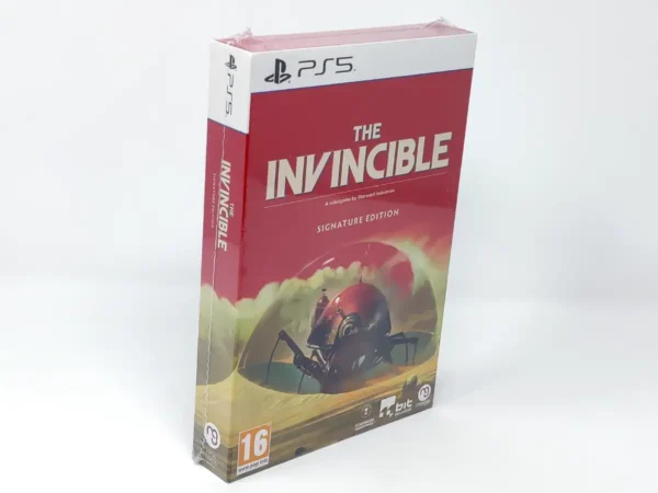 Parte trasera de The Invincible (Signature Edition) (EUR) (Precintado) para PlayStation 5, edición PAL EUR