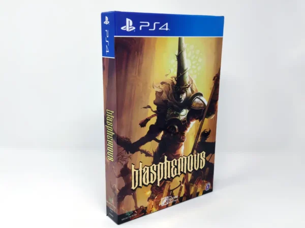 Parte trasera de Blasphemous (Edición Coleccionista) (ESP) (Precintado) para PlayStation 4, edición PAL España