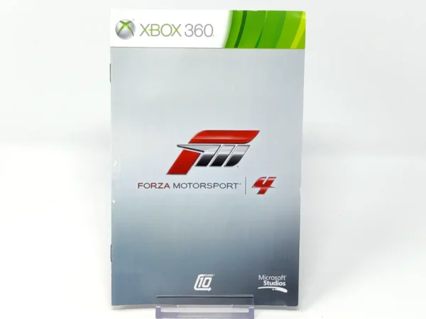 Forza Motorsport 4 (UK) (Manual) para XBOX 360, edición PAL UK, de segunda mano