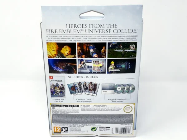 Interior del juego Fire Emblem Warriors (Limited Edition) (ESP) para Nintendo Switch con disco y manual