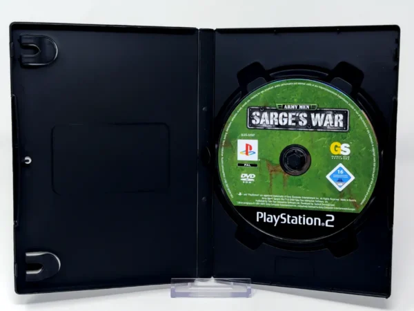 Interior del juego Army Men: Sarge's War (UK) (Rebajado) para PlayStation 2 con disco y manual