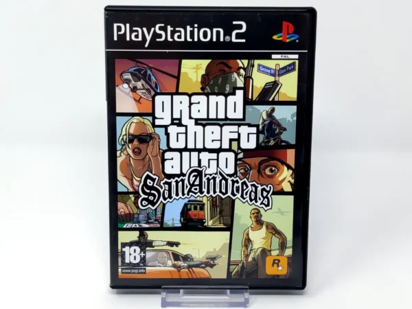 Portada de Grand Theft Auto: San Andreas (FRA) (Con Mapa) para PlayStation 2, edición PAL Francia, de segunda mano
