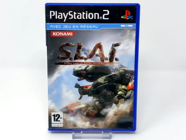 Portada de S.L.A.I.: Steel Lancer Arena International (FRA) para PlayStation 2, edición PAL Francia, de segunda mano