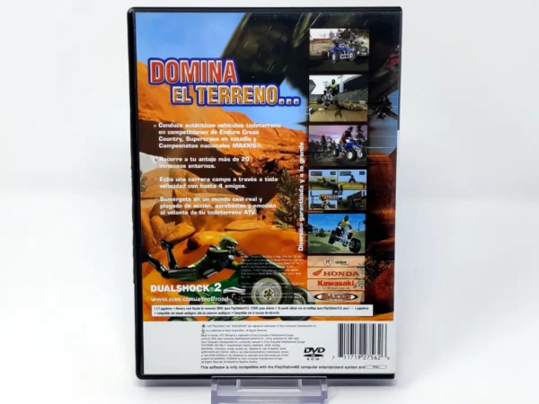 Parte trasera de ATV Offroad: Quads Extremos (ESP) (Rebajado) para PlayStation 2, edición PAL España