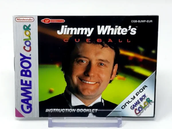 Jimmy White's Cueball (ESP) (Manual) para Game Boy Color, edición PAL España, de segunda mano