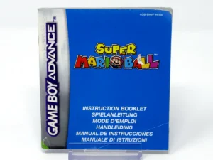 Super Mario Ball (ESP) (Manual) para Game Boy Advance, edición PAL España, de segunda mano