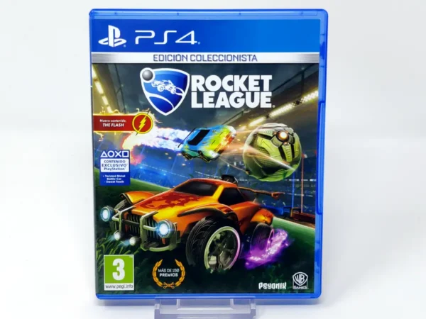 Portada de Rocket League (Edición Coleccionista) (ESP) para PlayStation 4, edición PAL España, de segunda mano