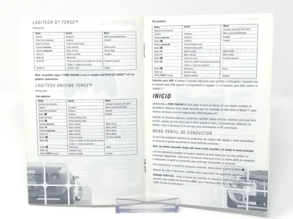 Ford Racing 3 (ESP) (v2) (Manual) para PlayStation 2, edición PAL España, de segunda mano