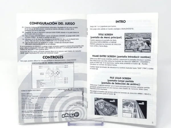 Play It Pinball (ESP) (Manual) para PlayStation 2, edición PAL España, de segunda mano