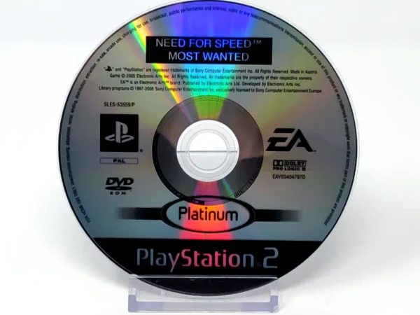 Need for Speed: Most Wanted (ESP) (Platinum) (Disco) para PlayStation 2, edición PAL España, de segunda mano